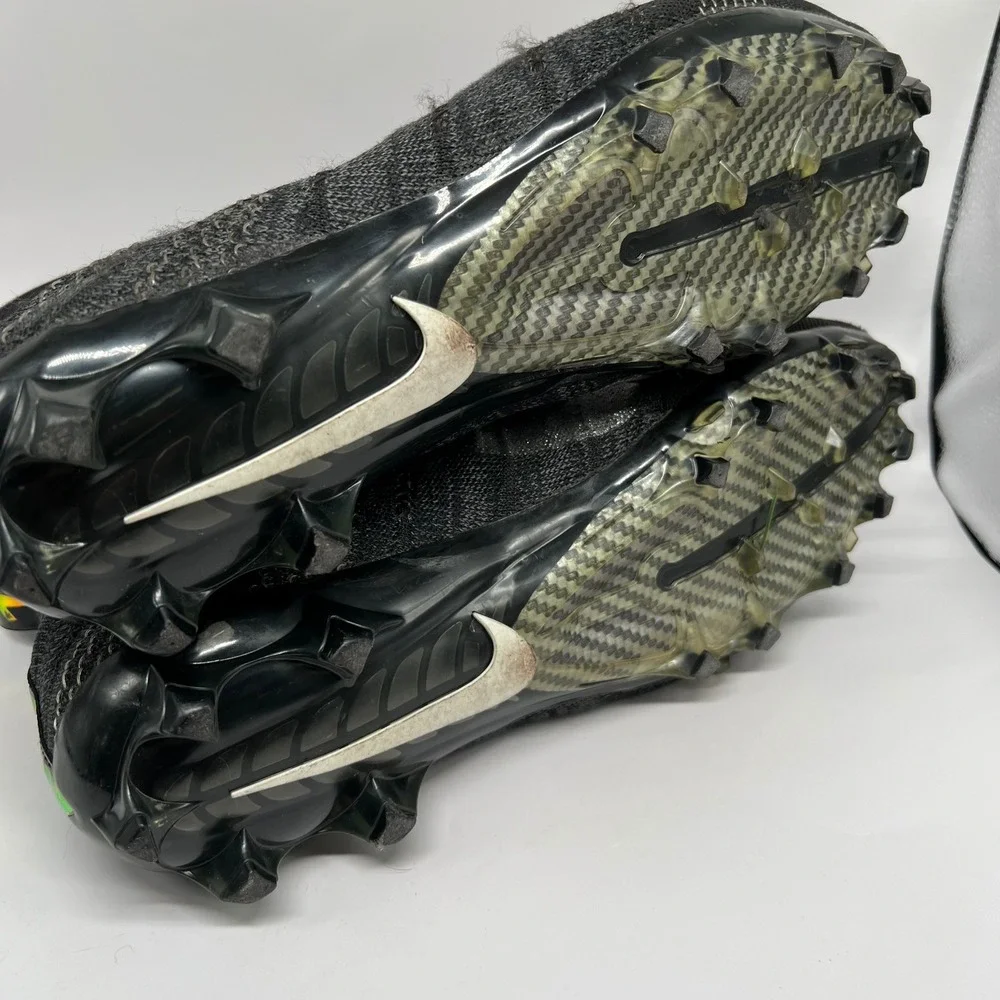 Nike Vapor Untouchable 3 Elite Football Cleats Black AH7408 Mens 13 mid flyknit